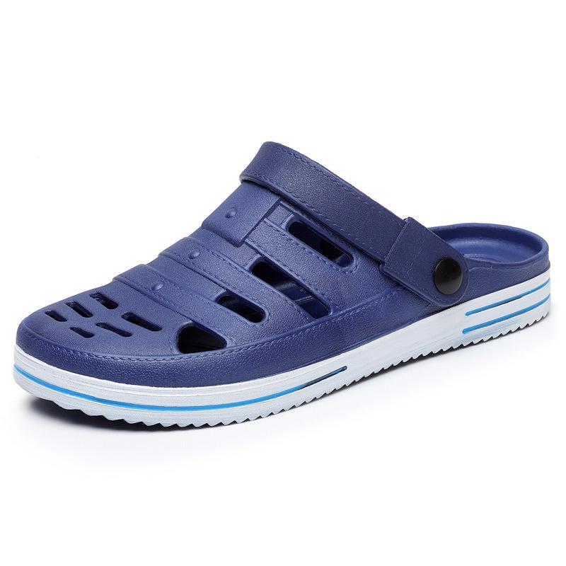 Men's Lightweight Slip-On Hollow Shoes for Summer Outdoor Use