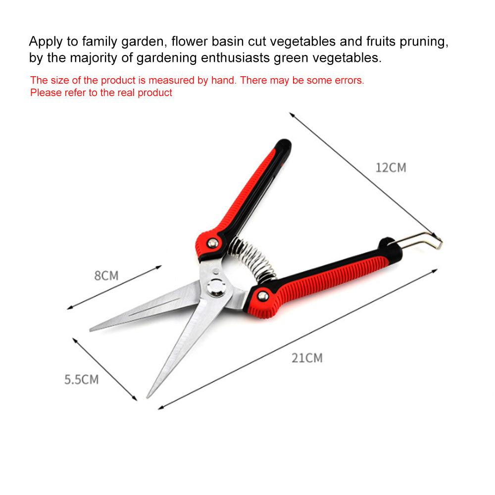 Anti-Slip Gardening Pruning Shear Scissor Stainless Steel Cutting Tools Set Pruner Tree Cutter Home Tools