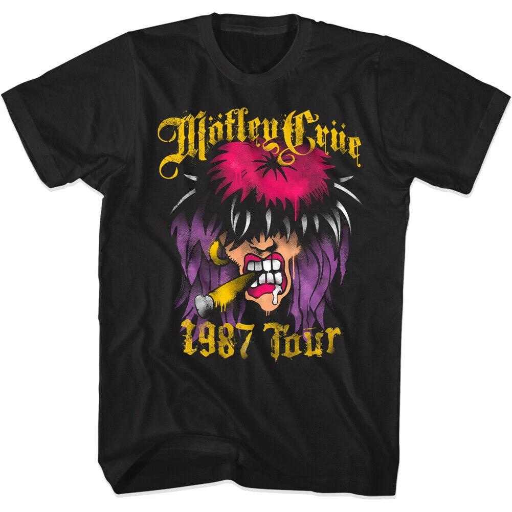 New MOTLEY CRUE 87 TOUR LICENSED BAND T Shirt S
