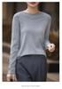 Women's Hollow Out Fine Wool Knit Sweater - Autumn/Winter Style