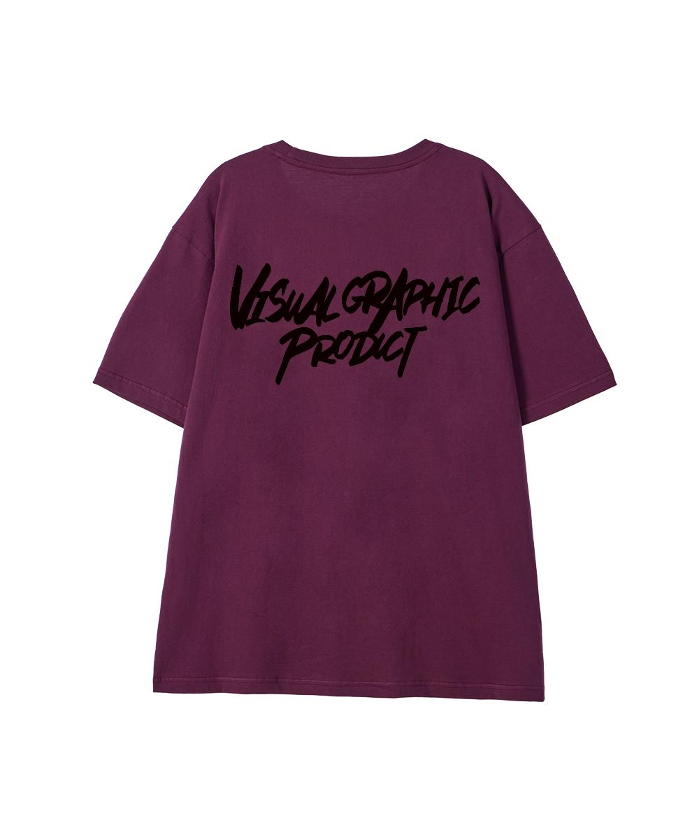Biel Graffiti Logo Short Sleeve T-Shirt Wine M