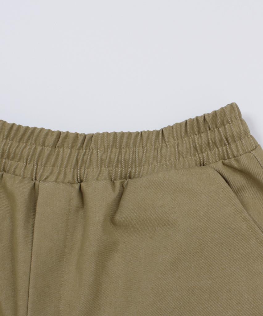 CAMEL WORK Denim Bermuda Cargo Pants (Beige)