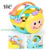 Cartoon Bee Soft Colorful Baby Rattle Ball Hand Bell Educational Teething Toy