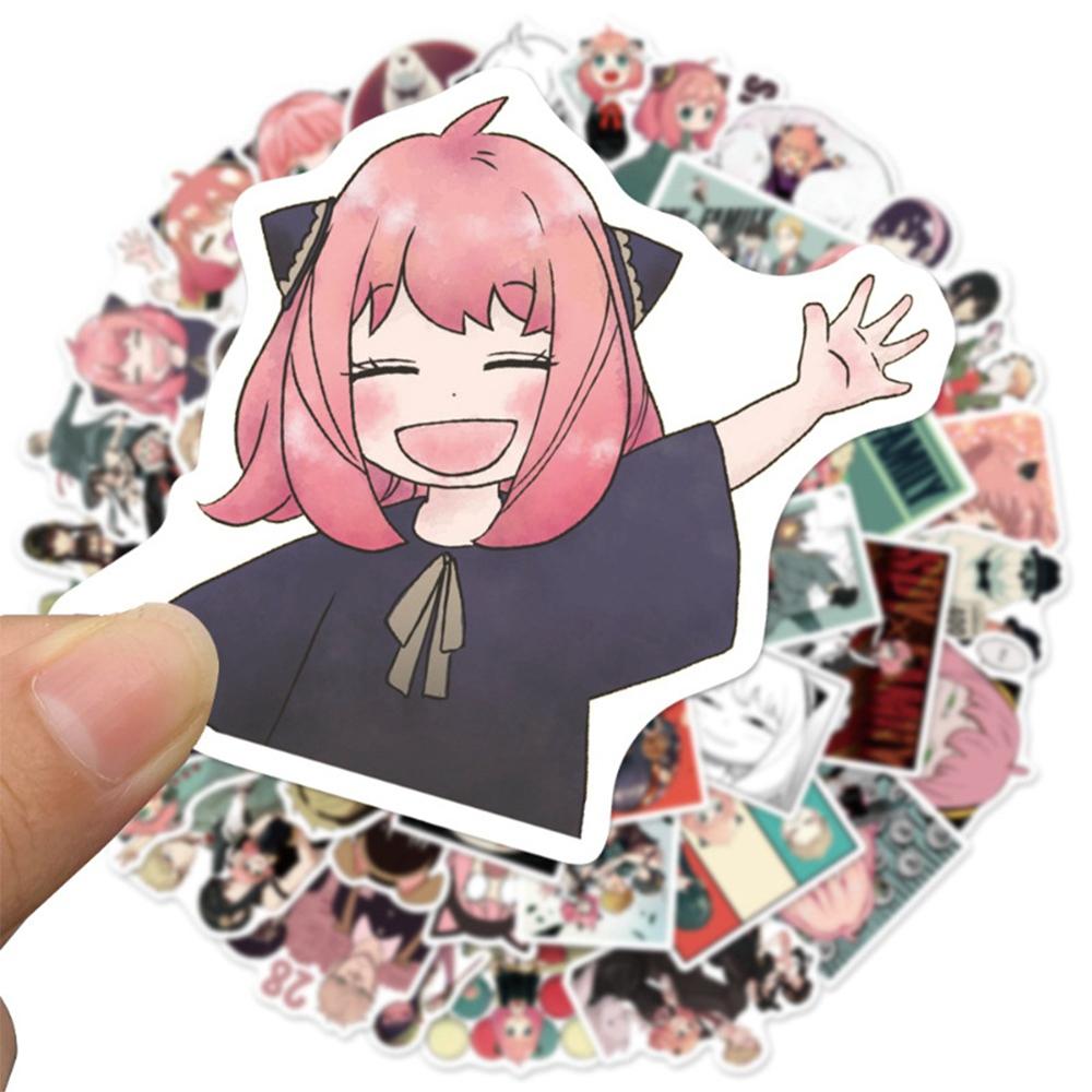 10/30/50pcs SPY×FAMILY Funny Anime Stickers Anya Forger Cartoon Sticker DIY Notebook Phone Luggage Graffiti Decals for Kids Toy