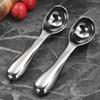 Stainless Steel Ice Cream Scoop Multi-Function Melon Baller for Fruit Desserts Ergonomic Handle Rust-Resistant Dishwasher Safe Kitchen Tool for Home