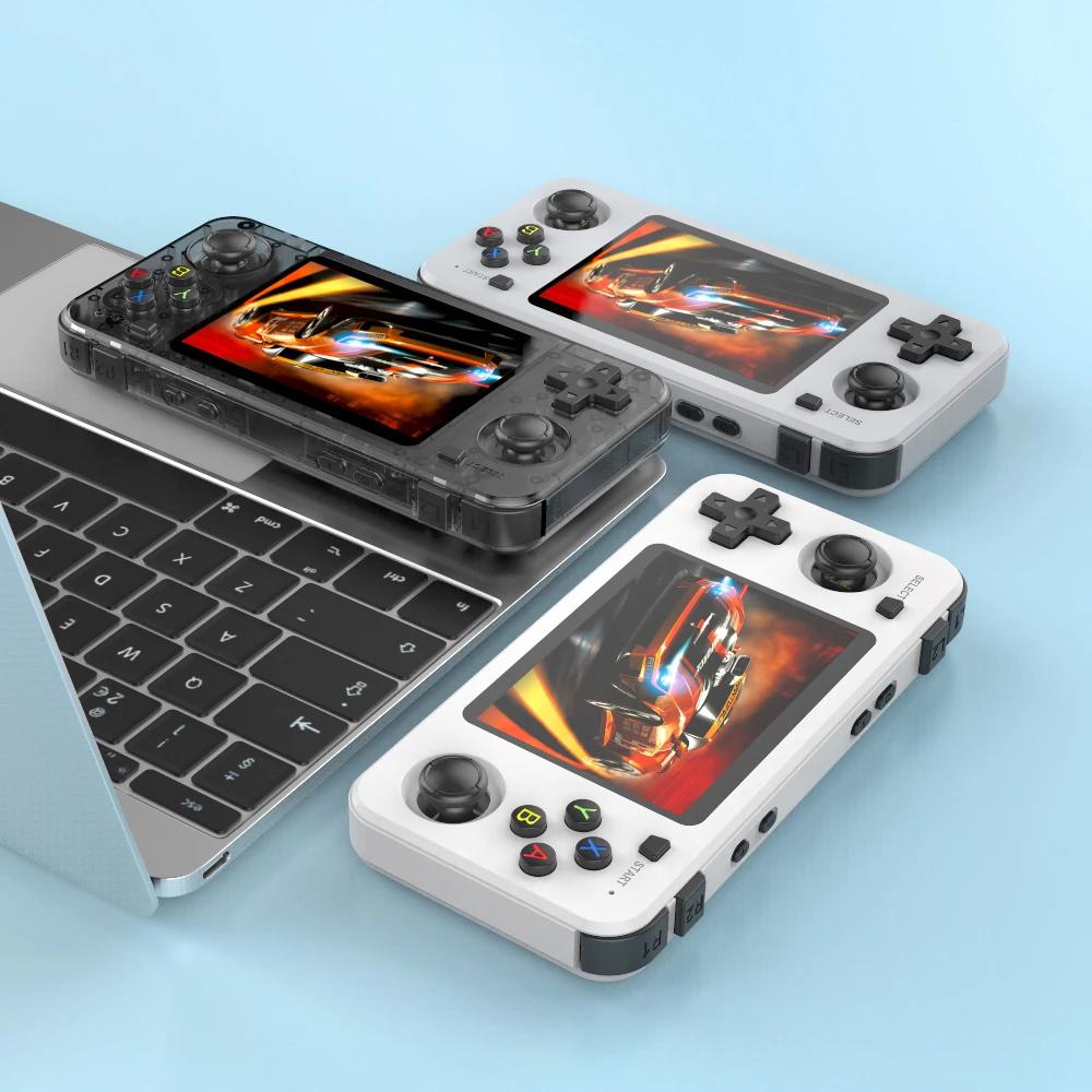 Console Portable Rétro R36H Système Linux Open Source Consoles de Jeux Écran IPS 3,5 pouces Lecteur Vidéo Portable Pour Cadeaux de Noël
