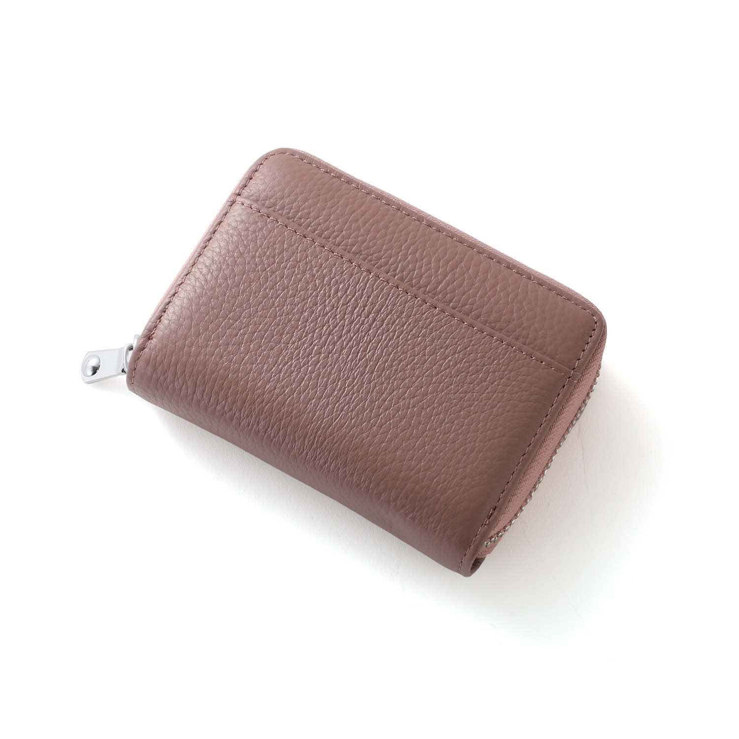 

NARU Настоящая кожаная монетница и картхолдер для мужчин и женщин, Стильный и популярный бренд (Светло-розовый)