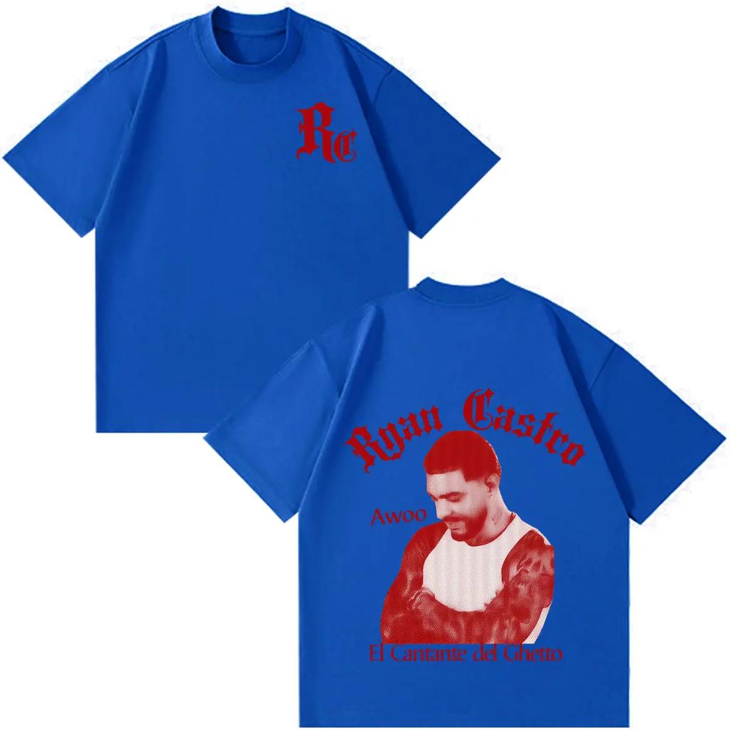 T-shirt Grafica Vintage Lavata Ryan Castro Sende Tour 2026 Uomo Donna Maglietta Stampata Estiva Casual Moda Abbigliamento Top Alta Qualità Streetwear