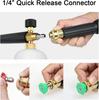 High Pressure Washer Gun Snow Foam Lance 1/4" Quick Connect Soap Foamer Cannon Generator Car Wash Cleaning Bottle 1L 3000PSI