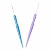 Metal Crochet Hook Plastic Micro Hook Dreadlock Hair Tools Hook Needles  for Making Braiding
