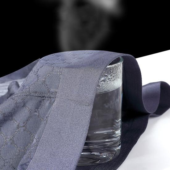 Pánské boxerky Elastické Střední výška Pevná barva Slim střih Boxerky Prodyšné