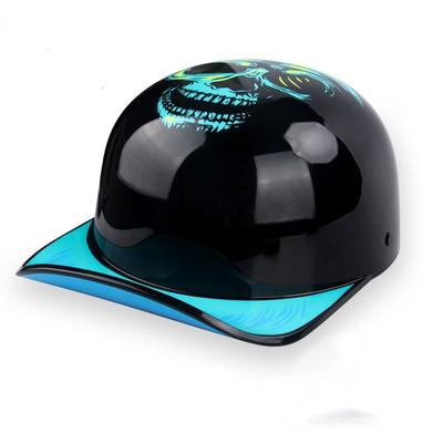 Retro Helm Persönlichkeit Sommer Baseball Kappe Elektrische Flasche Auto Lokomotive Halb Helm Männer und Frauen Reiten Harley Scoop Helm Helm