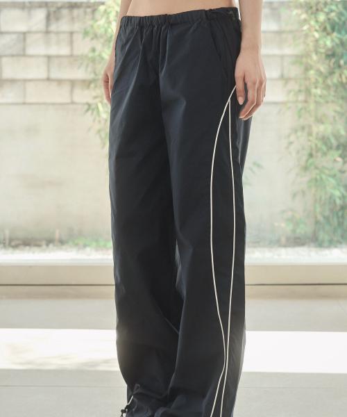 Beojinkiseu Pipe Side Line Track Pants - Navy