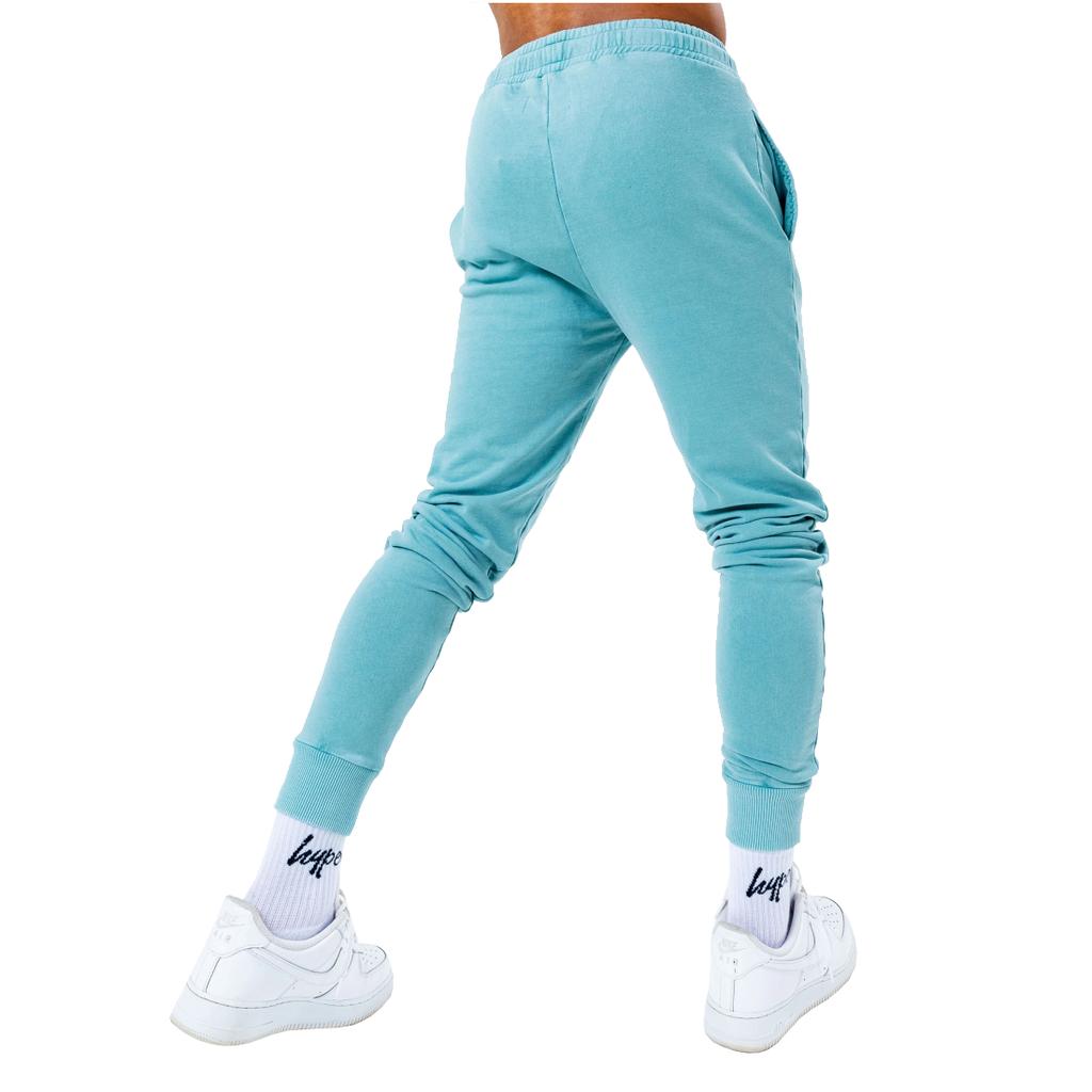 Justhype Acid Wash Joggers, blaue Herrenhose