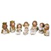 Christmas Manger Decoration Set Miniature Resin Jesus Statue Ornament X3UC