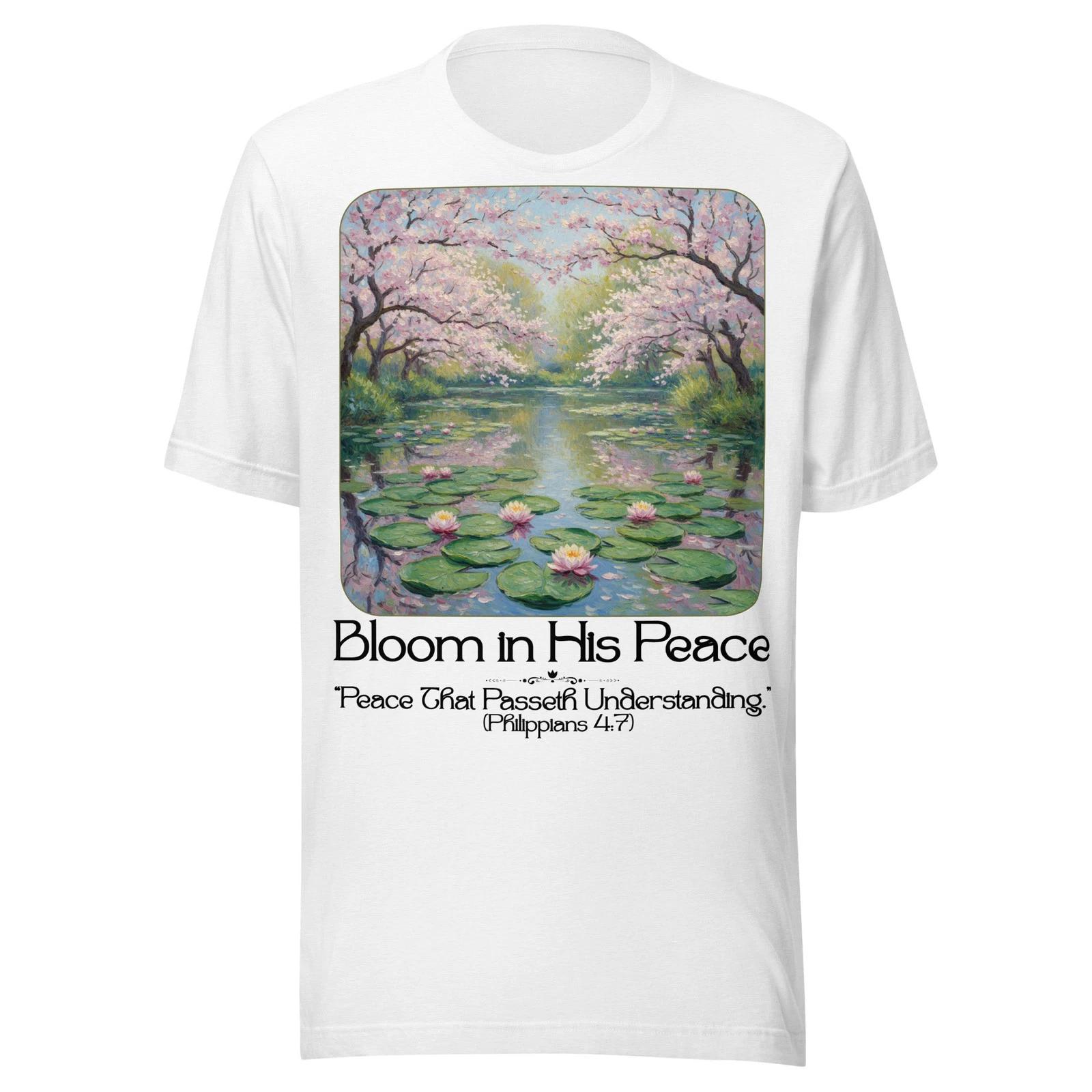 Bloom in his Peace Unisex Children s Children s T Children s T-shirt 140