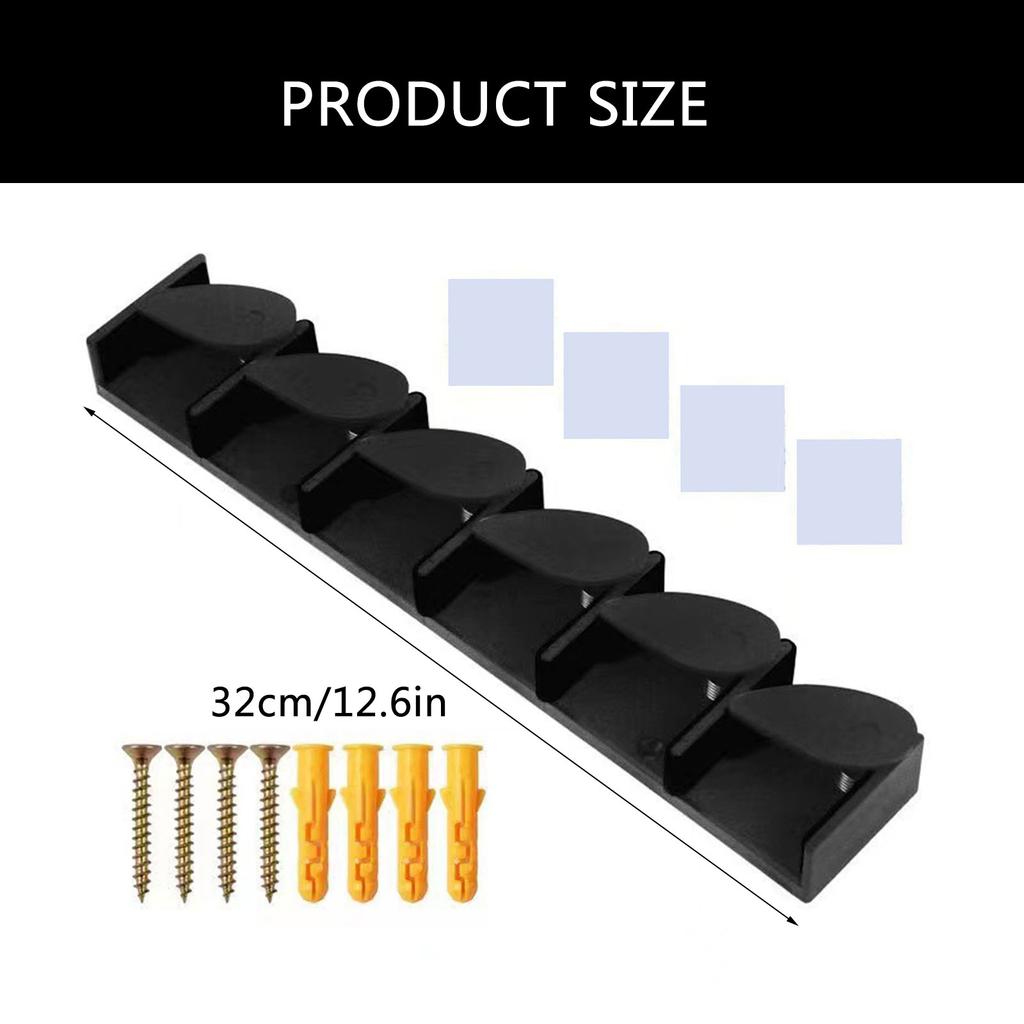 Fishing Rod Holder Organizers Wall Mounted Fishing Rod Rack Store 6 Rods Fishing Rods Holder Garage No Drill Rod Rack