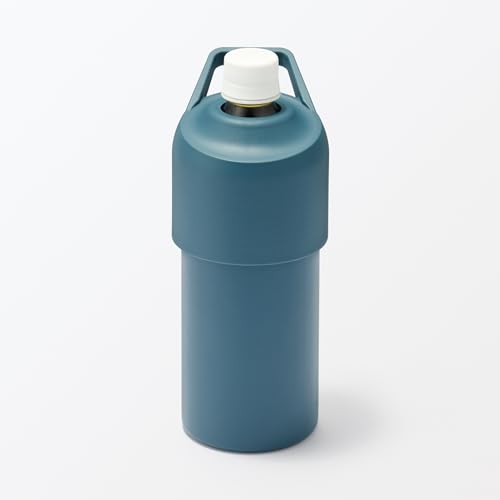 MUJI 84908187 Cold holder for plastic bottles that can be carried while kept cold - Dark blue, for 500-650mL