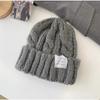 New winter knitted snow hat riding warm mother fashion ear protection headgear women's hat scarf integrated hat