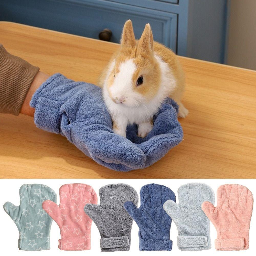 Thickened Protection Bite Proof Gloves Hamster Bonding Mitt Small Animals Pet Training