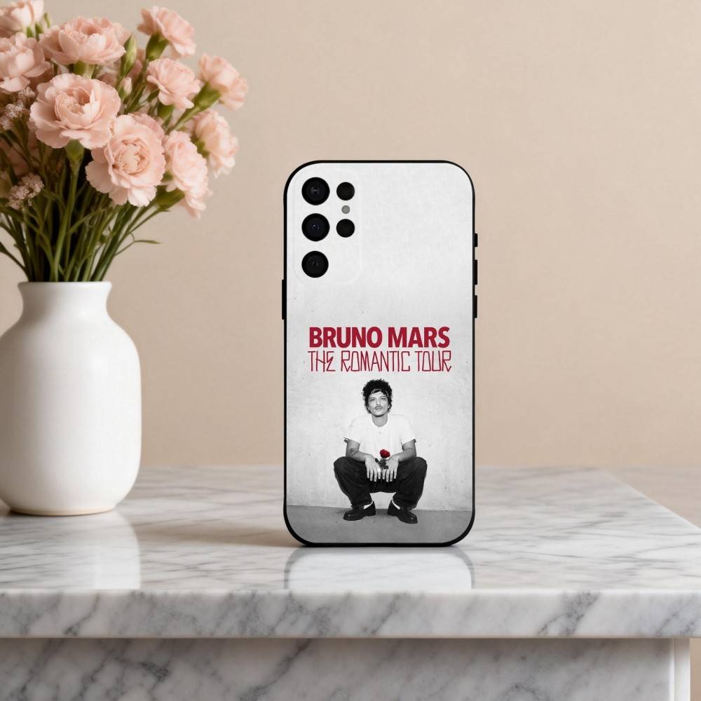 F-famous B-Bruno Mars The R-Romantic Phone Case For Samsung S25,S24,S21,S22,S23,S30,Ultra,S20,Plus,Others Soft Black Cover