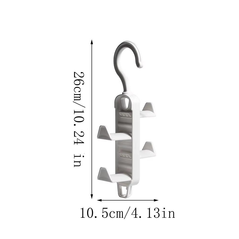 1-4pcs Bag Storage Tool Wardrobe Storage Multifunctional Clothes Rack Non Perforated Hanging Hook Plastics Wardrobe Accessories