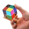 Scientific Magic Prism Cube 40mm Hexahedral Crystal Magic CMY Cube 3D Color Cube Photography Prism Office Desk Ornament Toys