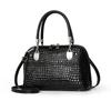 Handbag bag snake pattern shoulder bag messenger bag women's bag high quality leather shell bag bags