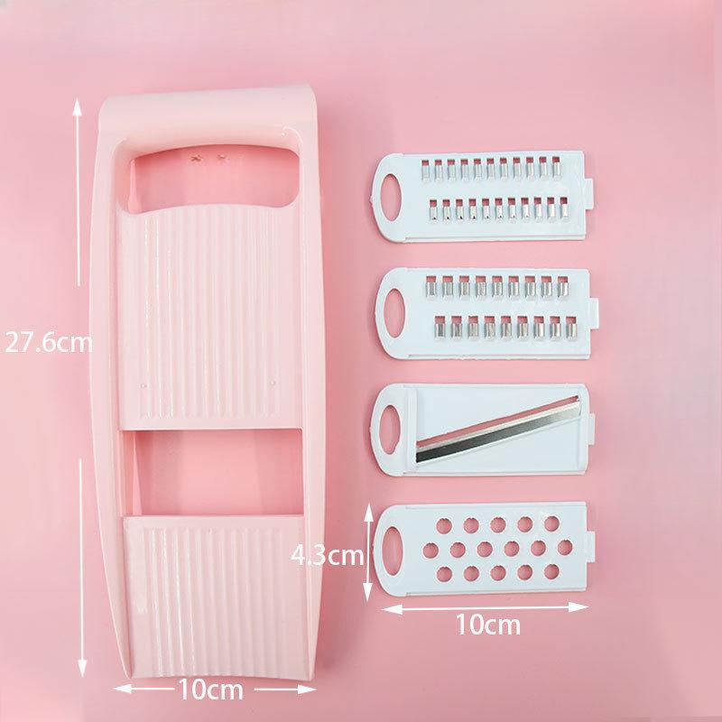 8 IN 1 Potato Shredding Machine Slicing Chopper Chopping Vegetable Home Kitchen Multi Functional Radish Scraper Rough Planer