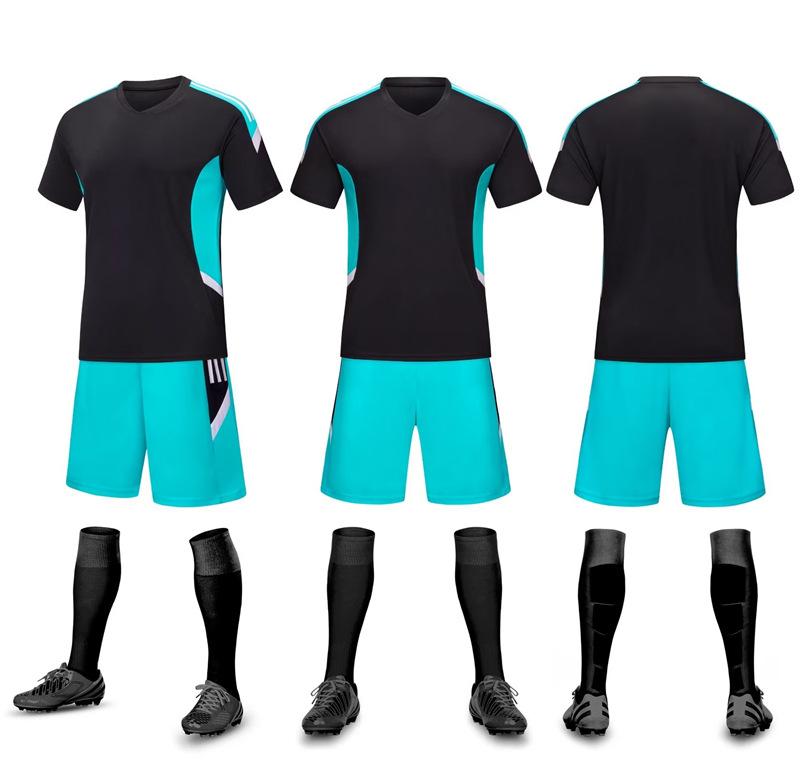Kids Adult Soccer Uniform Sportssuit Men'S And Women'S Short Sleeve Jersey Soccer Training Team Uniform Summer
