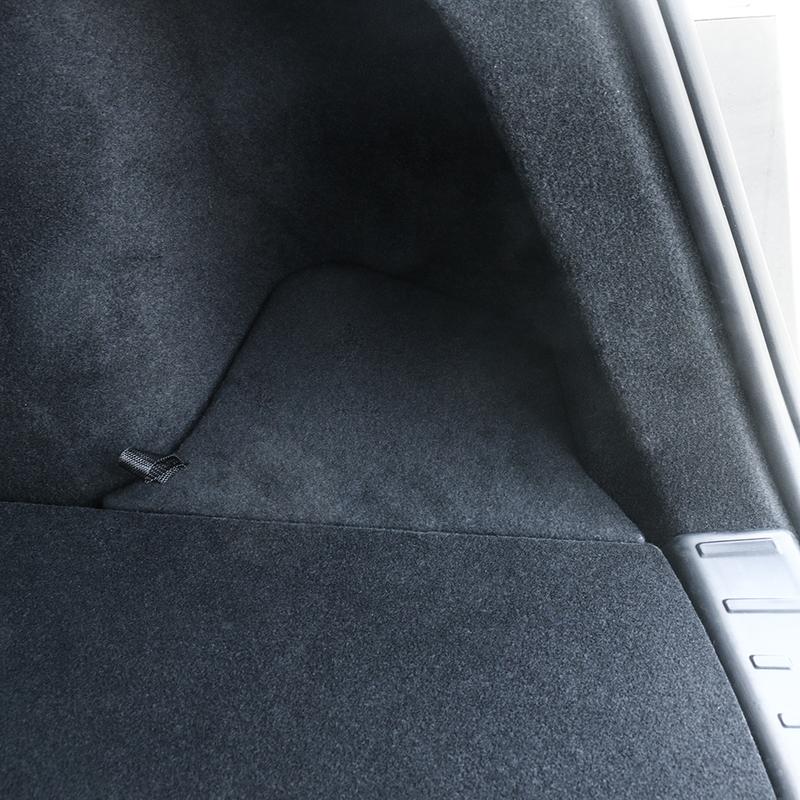 For Tesla New Model Y 2025 Launch Juniper Rear Trunck Side Storage Box with Flocking or TPE Lids Covers and Drawstring