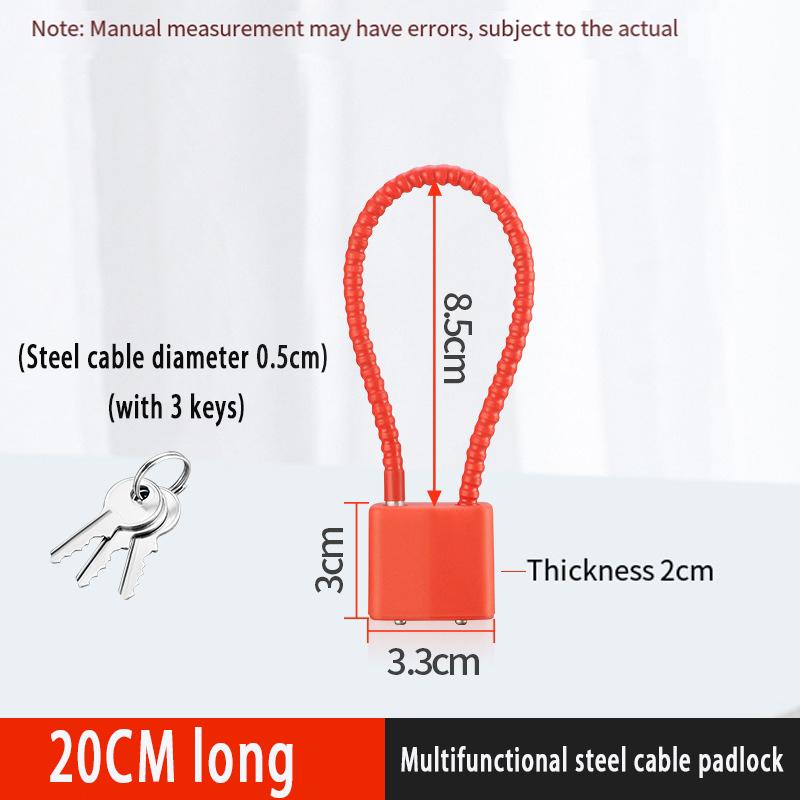 

Удлинитель троса Кабельный замок Шкаф Шкаф Шкаф Файловый шкаф Замок для расширения Проводной замок Противоугонный навесной замок