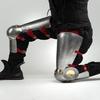 Set de picioare medievale realizat manual Armură pentru picioare din oțel, Set de armură pentru picioare de cavaler medieval, Armură pentru tibie Larp Cosplay, Articol cadou pentru reenactment.