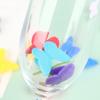 6pcs/Set Creative Cute Wine Glass Charm Suction Butterfly Decorative Wine Glass
