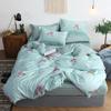 WTEMPO 4 PCS Bedding Set Breathable Bed Cover Skin-friendly Cotton Bed Decoration