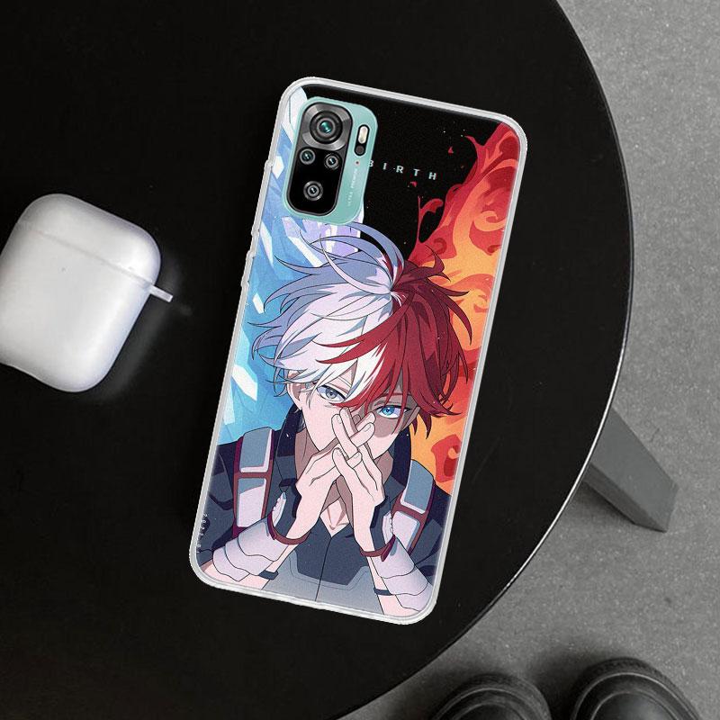 MHA Todoroki Shoto Phone Case Cover for Xiaomi Redmi Note 15 14 13 12 11 Pro Plus 14S 12S 11S 11T 11E 10S 10 Customized Fundas R