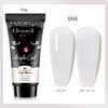 Colla per Estensione Nail Art UV Solida Senza Vassoio di Carta Estensione Rapida Modello di Cristallo Colla per Fototerapia Unghie Colla di Cristallo 15ml