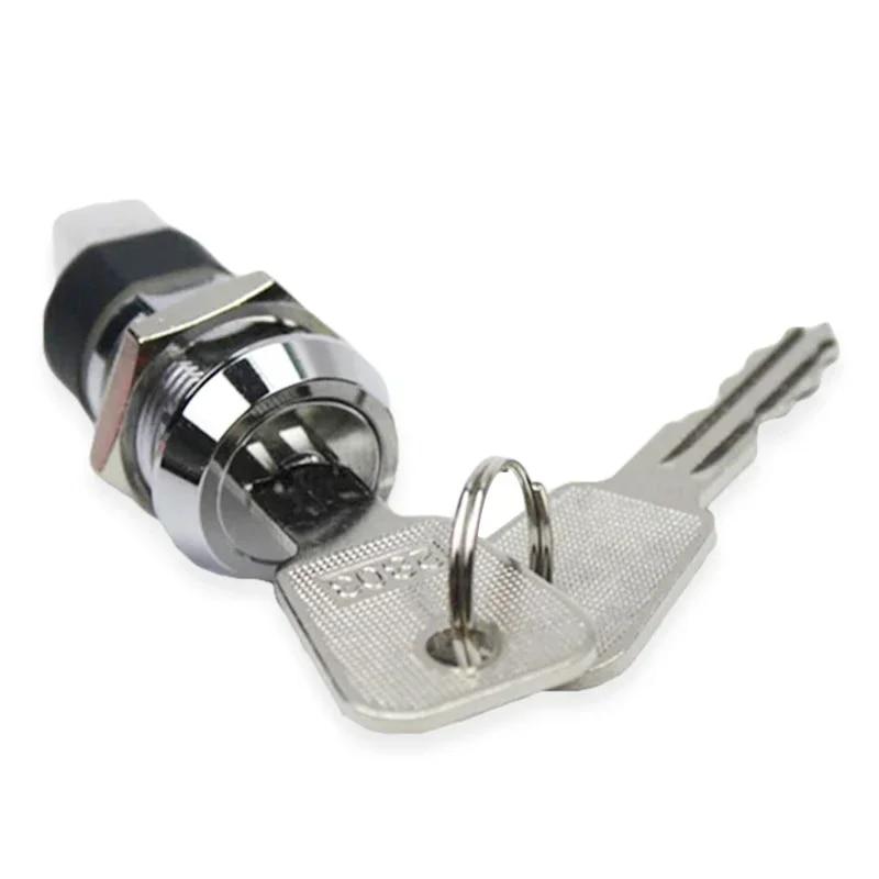 

5 комплектів 19-мм металевий електронний замок з ключем перемикача 4-контактний ON-OFF 2-позиційний DPST серії A 2803 зварювальний термінал із цинкового сплаву 2 pullout-1 set