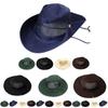 Breathable Outdoor Men Folding Adjustable Mesh Sun Protection Hat Bucket