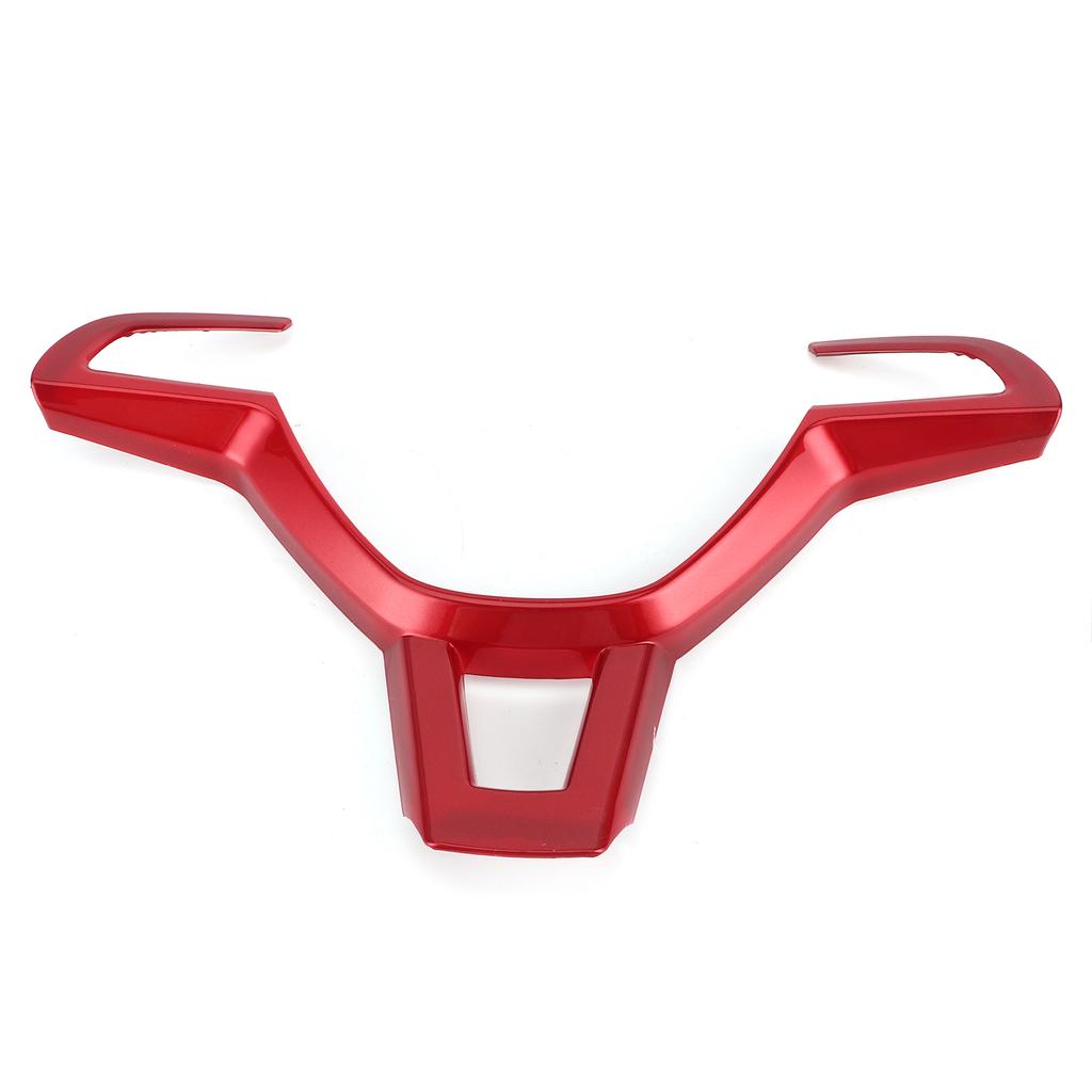 Steering Wheel Panel Cover Bezel Frame Trim Decor Fit for Skoda Octavia 2016?2019Red