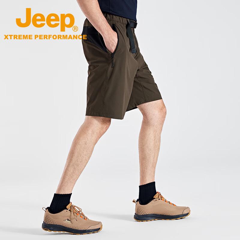 Jeep Men's Summer Outdoor Quick-Dry Hiking Shorts