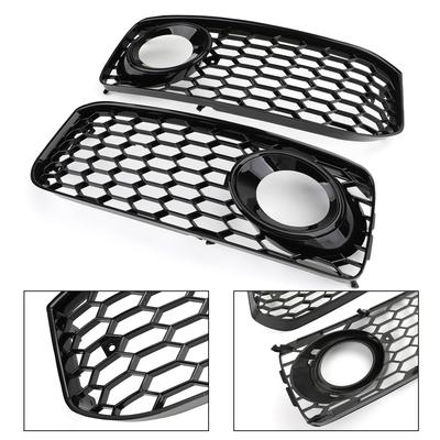 2x Mistlichtrooster Rooster Zwart Sierlijst 8T0807681B 8T0807682D Voor A5 S-Line S5 B8 RS5 2008-2012