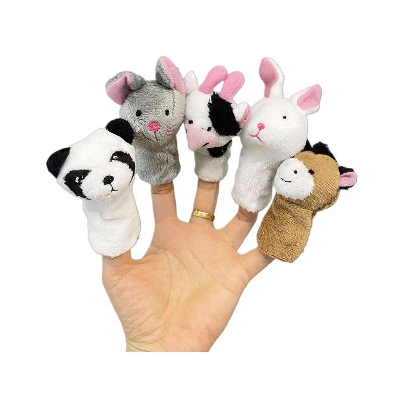Cute Baby Plush Bunny Finger Puppet Set – Perfect for Parent-Child Play