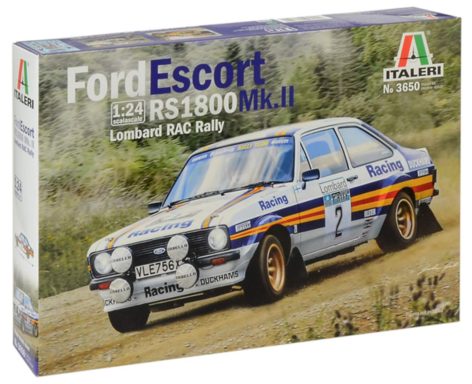 

Italeri 1/24 Scale Ford Escort RS1800 Mk.II RAC Rally (Japanese Instruction Manual Included)