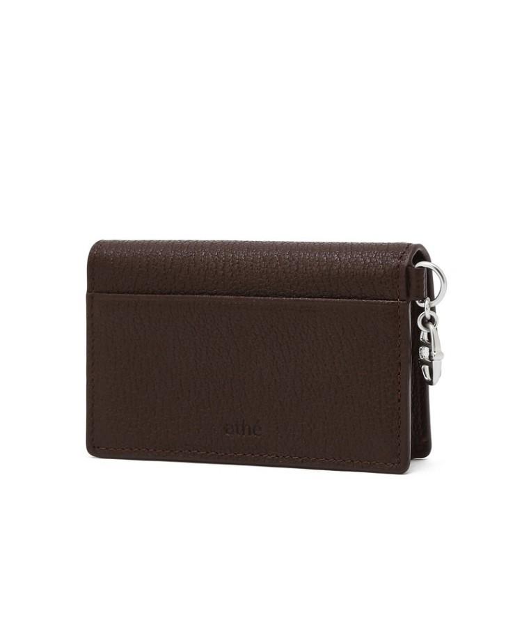 Athe Vanessabruno [Nacre] Nacre Brown Business Card Holder Aaho6F615W2