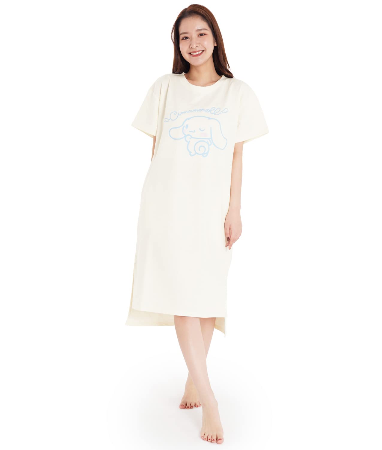 

SAN1664 Cinnamoroll Кімнатний Міні з коротким рукавом Кімнатний Sanrio Cinnamoroll Розмір [Southzak] Одяг, Фліс, Жіночий, Одяг, Піжама, Вівсяний/M-L