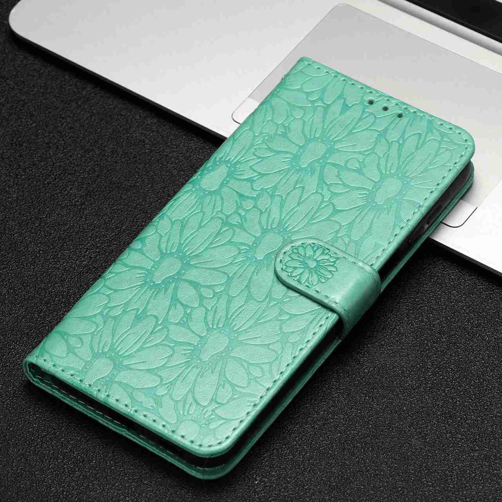 10barevné pouzdro na flip kartu s embosovanou sedmikráskou pro Motorola Moto E13 E20 G05 G54 Edge 40...