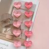 10pcs Cartoon Heart-Shaped Fridge Magnets Set Cute Funny Decorative Refrigerator Magnets Decorative Refrigerator Sticker Magnets