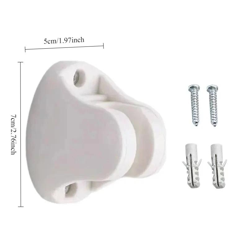 Adjustable Shower Bracket for Bathroom Fixed Base for Shower Pressure-boosting Showerhead Base Sturdy Showerhead Support Base