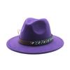 British Woolen Jazz Top Hat Men And Women Big Eaves Hat Big Eaves Felt Hat Trendy Hat